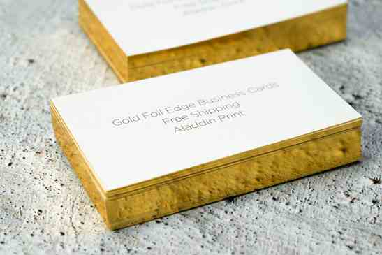 Edge Foil business cards 4 by Aladdin Print